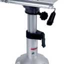 Aluminum Adjustable Height Locking Boat Seat Pedestals with Slide 13 to 18 Inches for Boat Seats (1pcs)