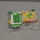 FUNBITES Sandwich Cutter for Kids Lunch, Mini Cookie Cutters, Bento Box Accessories, Cuts Food into Bite-Size Shapes for Toddler Lunch, Great for picky eaters - Green Squares 1pk