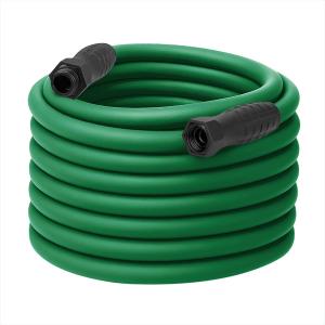 Flexzilla Colors SwivelGrip Garden Hose, 5/8" x 100', 3/4" - 11 1/2 GHT Fittings, Forest Green (100ft)
