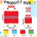 Crtiin 200 Pcs Back to School Paper Napkins Disposable Pencil Luncheon Dinner Napkins Table Decoration for First Day of School Party Supplies