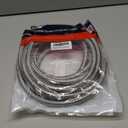 Refrigerator Ice Maker Water Line,20ft Stainless Steel Braided "by" Ice Maker Hose Burst Proof Water Supply Line,Food grade PVC Inner Tube Fit to ALL Refrigerator Ice Maker