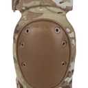 ALTA 52943.16 AltaCONTOUR LC Gel Insert Knee Protector Pad, MultiCAM Cordura Nylon Fabric, AltaLOK Fastening, Flexible Cap, Long, Coyote