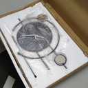 Maison JY Large Wall Clock for Living Room Decor Battery Operated Non-Ticking for Bedroom Office Kitchen 27.5 Inch Big Silent Unique Clock Modern Decorative Wall Clock for Home Indoor