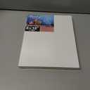 Creative Mark Mimik Recycled PET Cradled Canvas Panel 3/4" Depth - 8X10 Single Canvas - Medium-Textured Painting Board for Eco-Conscious Artists, 14.11 oz Triple-Acrylic-Primed Weight Mounted Canvas