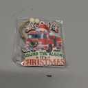 Fire Truck Christmas Ornament 2025 - Firefighter Ornament for Men Kid Friend, Fire Truck Gifts for Firefighter, Wooden Christmas Ornaments for Tree Decor - Holiday Keepsake & Xmas Gift Exchange Idea