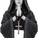 Nemesis Now Gothic Prayer Wall Plaque 39cm Black, Polyresin