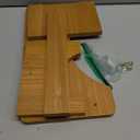 AZEN Toilet Stool Squat Adult, Wood Poop Stool for Bathroom Adults, 7 Inch Height (Yellow (1 Pack))