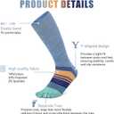 Cotton Rainbow Toe Socks, Arch Compression Athletic Running Socks, Colorful Cushioned Fit for Men & Women