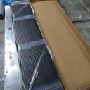 Bellemave Queen Size Loft Bed with 2 Ladder and Guardrails, Metal Loft Bed Frame, for Adults, Kids, Teens, Black