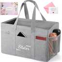 TRSODD Mothers Day Gifts for Sister Friends Birthday Gifts for Her Reusable Grocery Bags Foldable 10 Gallon Extra Large Utility Tote Bag 2 pack