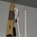 AceMining Sliding Door Security Bar,Heavy Duty Sliding Patio Door Lock Bar, 20-50inch Adjustable Multi-use Window Security Bars, Sliding Door Stopper,White,1Pack