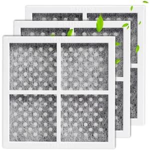 Refrigerator LT120F Air Filter Replacement-3 Pack, Fits for LG LT120F & Kenmore Elite 46-9918, 469918, 9918, Replaces ADQ73214402, ADQ73214403, ADQ73214404, Freshen up Fridge Air