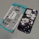 Magnetic Case for iPhone 15 Pro Max,Compatible with Magsafe,PC Hard Shell & Silicone Inner Bumper,Shockproof Full-Body Cover for iPhone 15 Pro Max Case - Stained Glass Unique Magnolia