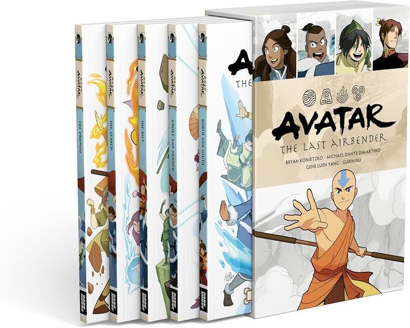 Avatar: The Last Airbender Omnibus Boxed Set of 5, Paperback
