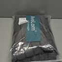 AveLom Seersucker Duvet Cover Set Full Size (80 x 90 inches), 3 Pieces (1 Duvet Cover + 2 Pillow Cases), Dark Gray Ultra Soft Washed Microfiber, Textured Duvet Cover with Zipper Closure, Corner Ties