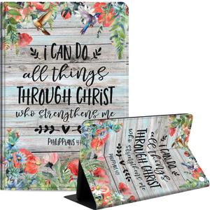 Case Fits Amazon Kindle Fire Max 11 Tablet (13th Gen, 2023 Release) 11", Slim PU Leather Stand Cover with Auto Wake/Sleep, Multi-Angle Viewing & Shockproof, Camouflage Huntsman (Philippians 4:13)