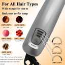 Hair Straightener and Curler 2 in 1 for Hair Styling, Auto-Off Function, with 3 Adjustable Levels, Rotating Roller Curling Wand