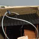 Bird Feeders for Outdoors, Metal Bird Feeder with Double Suet Cage Weatherproof Metal Roof, 2 in 1 Mixed Seeds Suet Feeder, 4Lbs Large Capacity, Great for FinchCardinalChickadeeBrown