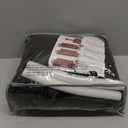 U-NICE HOME Loveseat Sofa Cover Reversible Couch Covers for 2 Cushion Couch for Dogs Furniture Protector Cover with Elastic Straps Water Resistant(Loveseat Small, Black/Black)