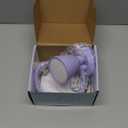 BOHON LED Desk Lamp with USB Charging Port, 3 Color Modes Fully Dimmable Reading Lamp, Auto Dimming Task Lamp, Flexible Neck Table Light for Office Dorm Bedside, Adapter Include (Lilac Purple)