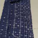 Seavish Hallway Runner Rug, Low Pile Washable Kitchen Runner Rug 2x6, Cotton Woven Reversible Entryway Rug, Dark Blue Farmhouse Throw Rug Runner for Living Room Bedroom Laundry Patio