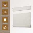 Atxbyoh No Drill Cordless Roman Shades for Windows No Tools Roman Shades, Blackout Fabric Blinds for Indoor Windows, UV Protection, Privacy, Thermal Insulation Roman Blinds, Easy to Install