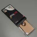 Gritup for Samsung Galaxy S21 Ultra Case: with 2Pcs Screen Protector, 360° Rotation Ring Holder Magnetic Kickstand Plating Gold Edge Soft TPU Shockproof Protective Cover for S21 Ultra, Pink