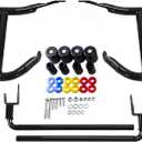 Saddle Bag Guards for 2009-2025 Harley Touring Street Glide Road Glide Road King Electra/Ultra (Black)