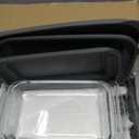8-Piece Deep Glass Baking Dish Set with Plastic lids,Rectangular Glass Bakeware Set with Lids, Baking Pans for Lasagna, Leftovers, Cooking, Kitchen, Freezer-to-Oven and Dishwasher, Gray