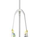 Graco Bumper Doorway Jumper for Baby, Bounce Seat with Machine Washable Pad, Adjustable Height Baby Jumper, Play Tray for Toys, Caravan