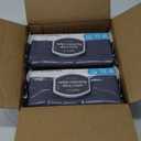 Amazon Basics Extra Large Flushable Wipes, 360 wipes (6 packs of 60), Adult Wet Wipes and Resealable closure