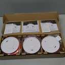 Kidde Smoke and Carbon Monoxide Detector, Hardwired with AA Battery Backup, Voice Alerts, Interconnectable, LED Status Lights, 85 dB Alarm, 5-inches, 30CUAR-V, 3 Pack, EXP: MAY 11/2036