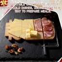 Wooden Snowman Cheese Slicer with Stainless Steel Blade, 9.5" x 5.8" x 0.6", Tightness Adjustable, Beech Wood Snowman Cheese Cutter for Block, Easy to Replace