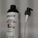 PURA D'OR 16 Oz ORGANIC Fractionated Coconut Oil  USDA Certified  MCT Oil  Therapeutic, Hydrating, Lightweight Moisturizer  Hexane Free Carrier Oil For Essential Oils & Massage  Face, Hair & Body