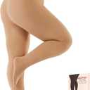 MARTIZA Plus Size Fleece Lined Tights Women, Fake Translucent Thermal Winter Leggings, Warm Thick Pantyhose for Cold Winter. (X-Large-XX-Large Plus)