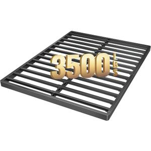 ROIL 2 Inch King Metal Box Spring Low Profile, Bunkie Board Bed Slat Replacement with Round Corners, 3500 lbs Capacity Heavy Duty Steel Slats, Easy Assembly, Noise Free
