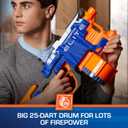 Nerf HyperFire Motorized Elite Blaster, 25-Dart Drum, Fires Up to 5 Darts Per Second, Includes 25 Official Elite Darts 