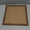 Rustic Walnut 11x11 Frame - Single Frame, 11 x 11 Poster Frame with Mat for 9x9, Picture Frames for Artwork, Puzzles, Photos and Movie Posters