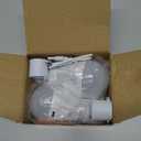 Neporal MagicGlow Rechargeable Light Bulbs with Remote, 3 Colors Shift + Dimmable Battery Powered Light Bulbs, USB Rechargeable, A19 Standard Emergency LED Light Bulbs, 15W, Up to 24 Hours, 2 Pack (White)