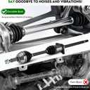 Front Right Passenger Side CV Axle Shaft Assembly Fit for Nissan Maxima V6 3.5L 2009 2010 2011 2012 2013 2014 (for S SV Model Only)