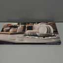 Dark Gray Dish Drying Mats 20" x 15", XL Kitchen Drying Mat for Counter, Microfiber Dish Dryer Mat, Microfiber Dish Rack Mat, Foldable Dish Drying Pad for Dishes, Pots, Pans (Dark Gray)