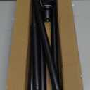 ZYRW Black Shower Curtain Rod 36-84 Inches (3-7ft) Non Rust Adjustable Shower Rod Spring Tension Non Slip No Drilling Stainless Steel Shower Rods for Bathroom Window