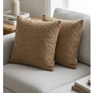 18x18 Inch Pillow Covers, Soft Farmhouse Decorative Pillowcases for Couch Sofa Bed, Home Boho Decor, Modern Cushion Covers, 2 Pack