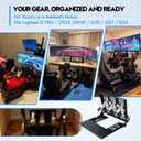Moroayop Sim Racing Inverted Pedals Kit Upgrade for Logitech G923 G920 G29 G27 G25, All-Metal Adjustable Pedal Mount Stand with Anti-Slip Suction Cups,Logitech Pedals Not Included