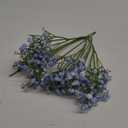 Baby's Breath Artificial Flowers, 6 Pcs Real Touch Flowers Artificial Bulk Bouquets for Wedding Floral Party Home Decoration 20.8" Blue