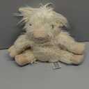 SUZZIPAD White Highland Cow Stuffed Animal, Microwave Plushies for Girls, Cute Warmer Plush Toy for Stress Relief, Gifts for Kids, Unscented