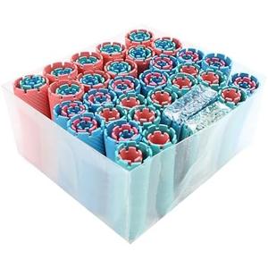 100 Pcs Perm Rods Set for Short & Long Hair, Large Curlers & Rollers for Women and Men, Cold Wave Curling Kit Permanent Bar with Multiple Sizes, Hairdressing Tools for Home Curly, Fluffy, Wavy Style