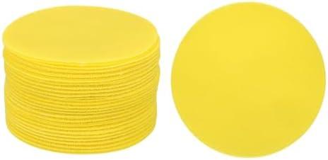 Carpet Spot Markers, 4 Inch Circle Floor Dots for Classroom Carpet, Circles Spots Dots for Preschool Teacher Supplies, Flexible Seating, Yellow