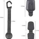 Magnetic Hat Holder for Car  Headrest Clip Cap Organizer for Truck, SUV, Jeep, Secure Grip for Cowboy Hats, Sturdy Vehicle Accessory to Store Sunglasses, Gloves, Small Items