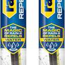 Rain-X 810357 Repellency Water Repellent Wiper Blades, 15" Windshield Wipers (Pack of 2), All Weather Streak-Free for Enhanced Visibility w/Water Repellency Formula